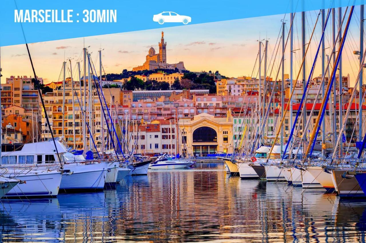 Garlaban - Linge De Qualite - Fibre - Confort - Coeur De Ville การ์แดน ภายนอก รูปภาพ